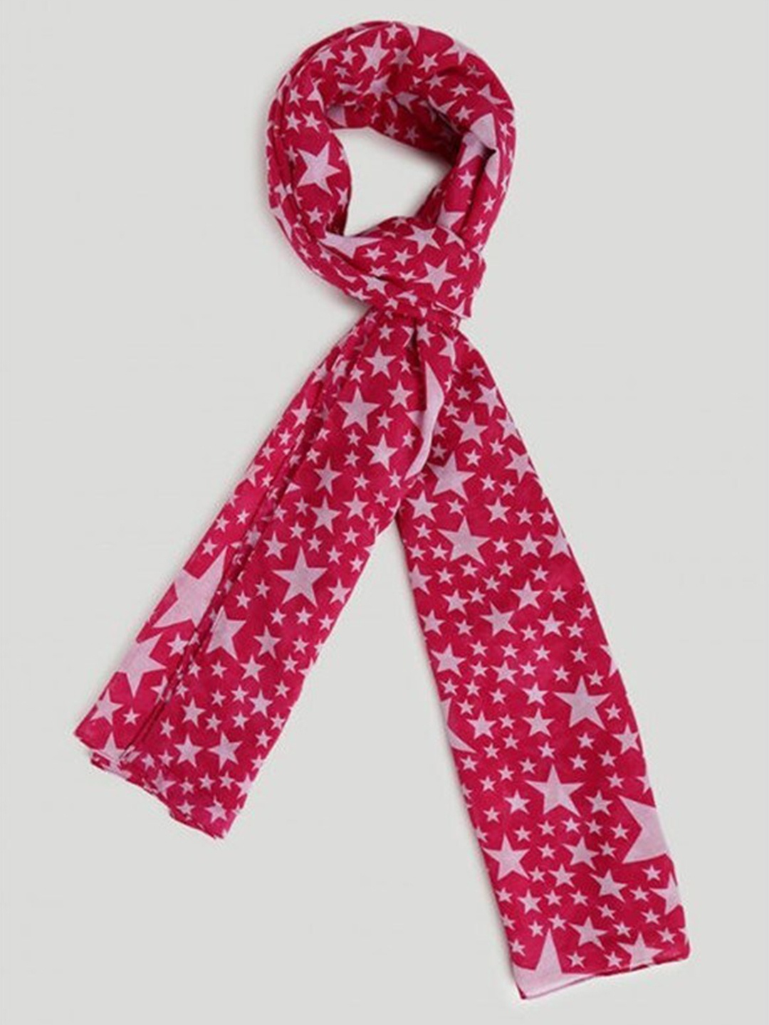 

Aila Geometric Printed Scarf, Pink