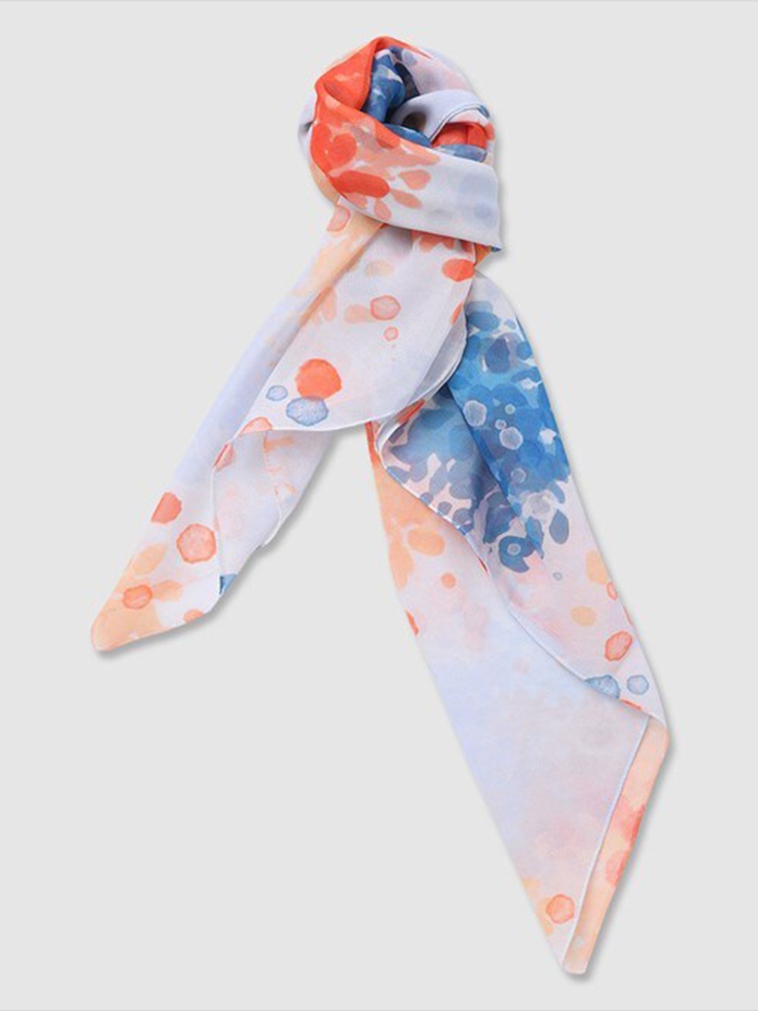 

Aila Women Printed Scarf, White