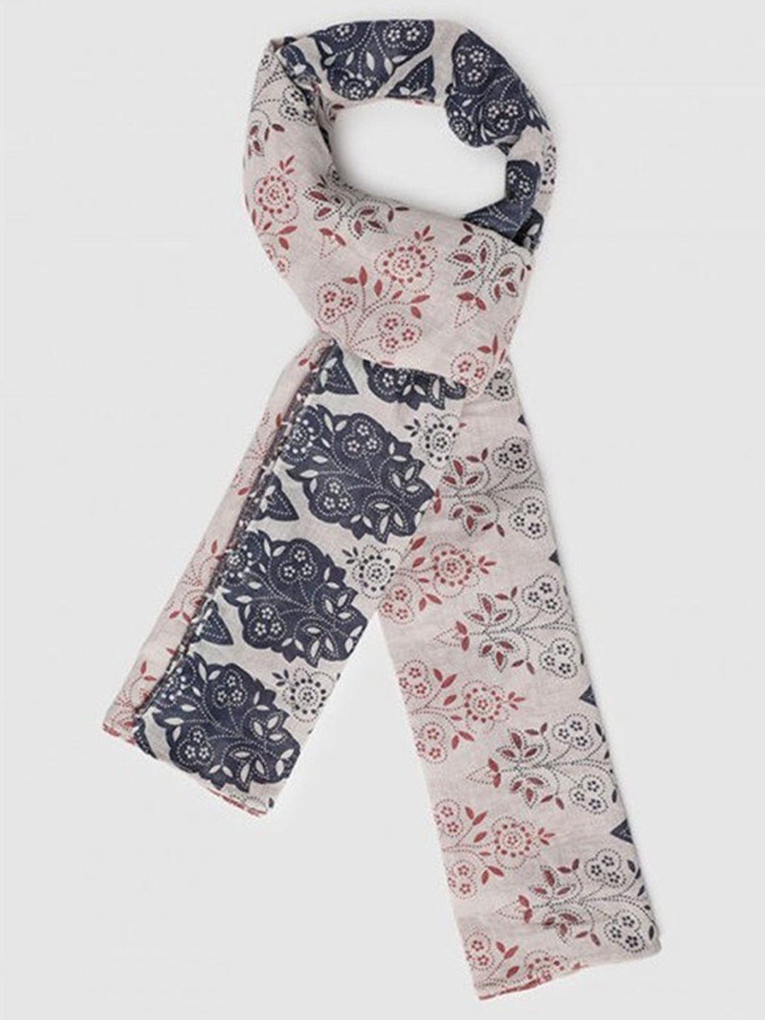 

Aila Floral Printed Scarf, Pink