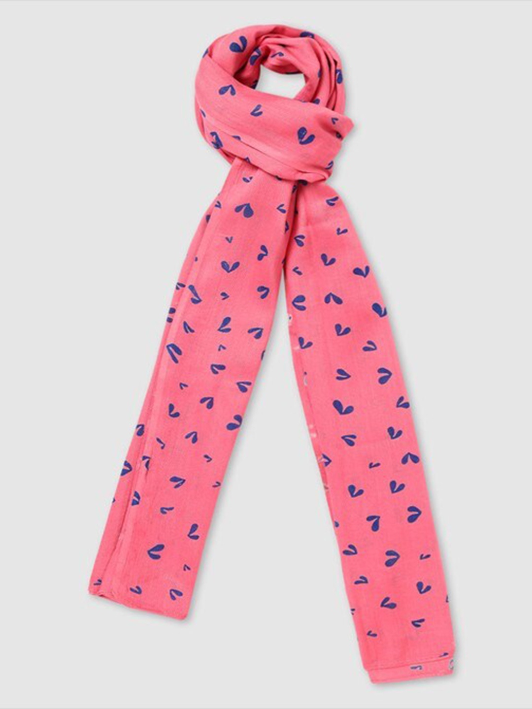 

Aila Women Geometric Printed Scarf, Pink
