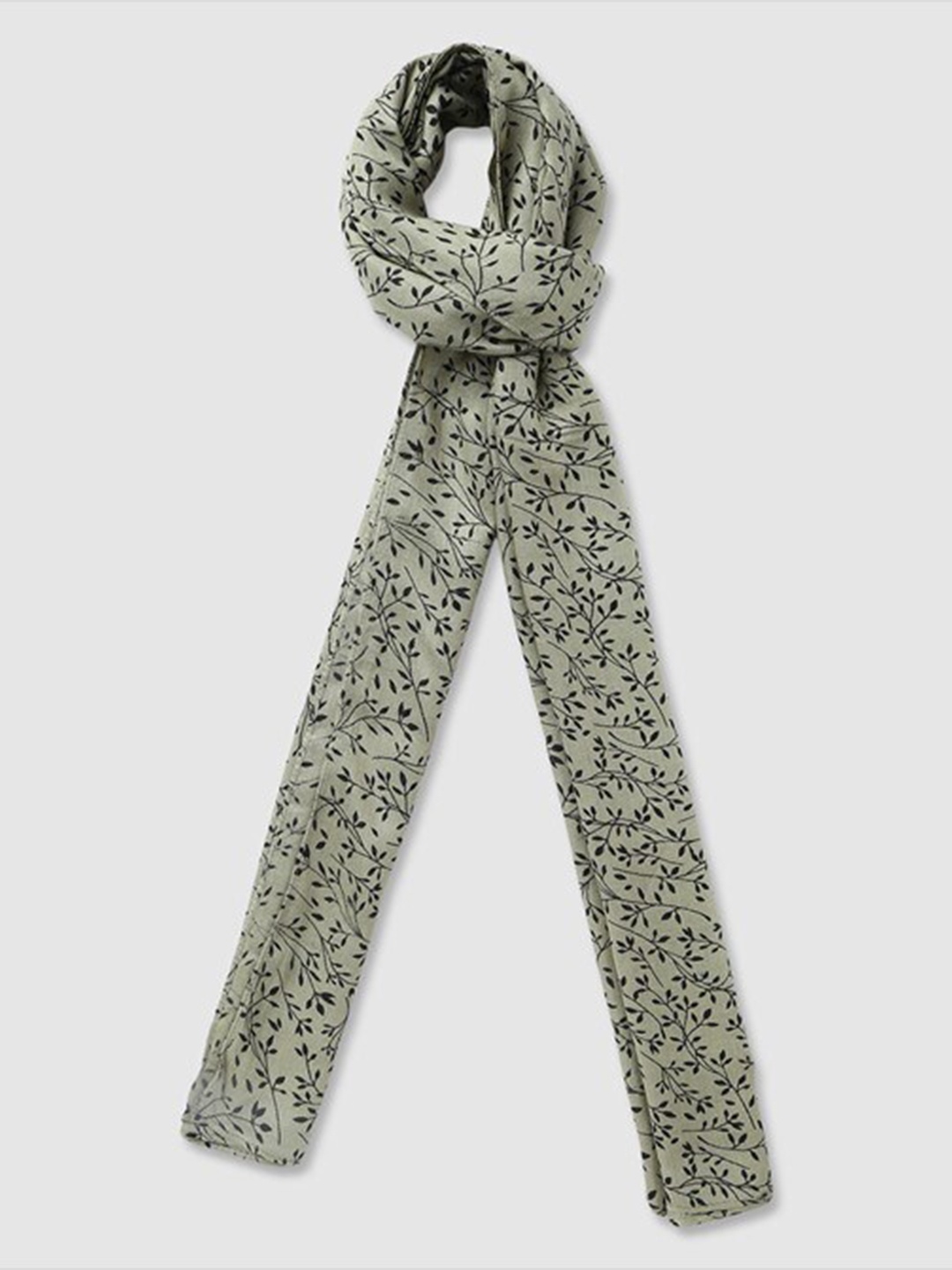 

Aila Women Printed Scarf, Grey