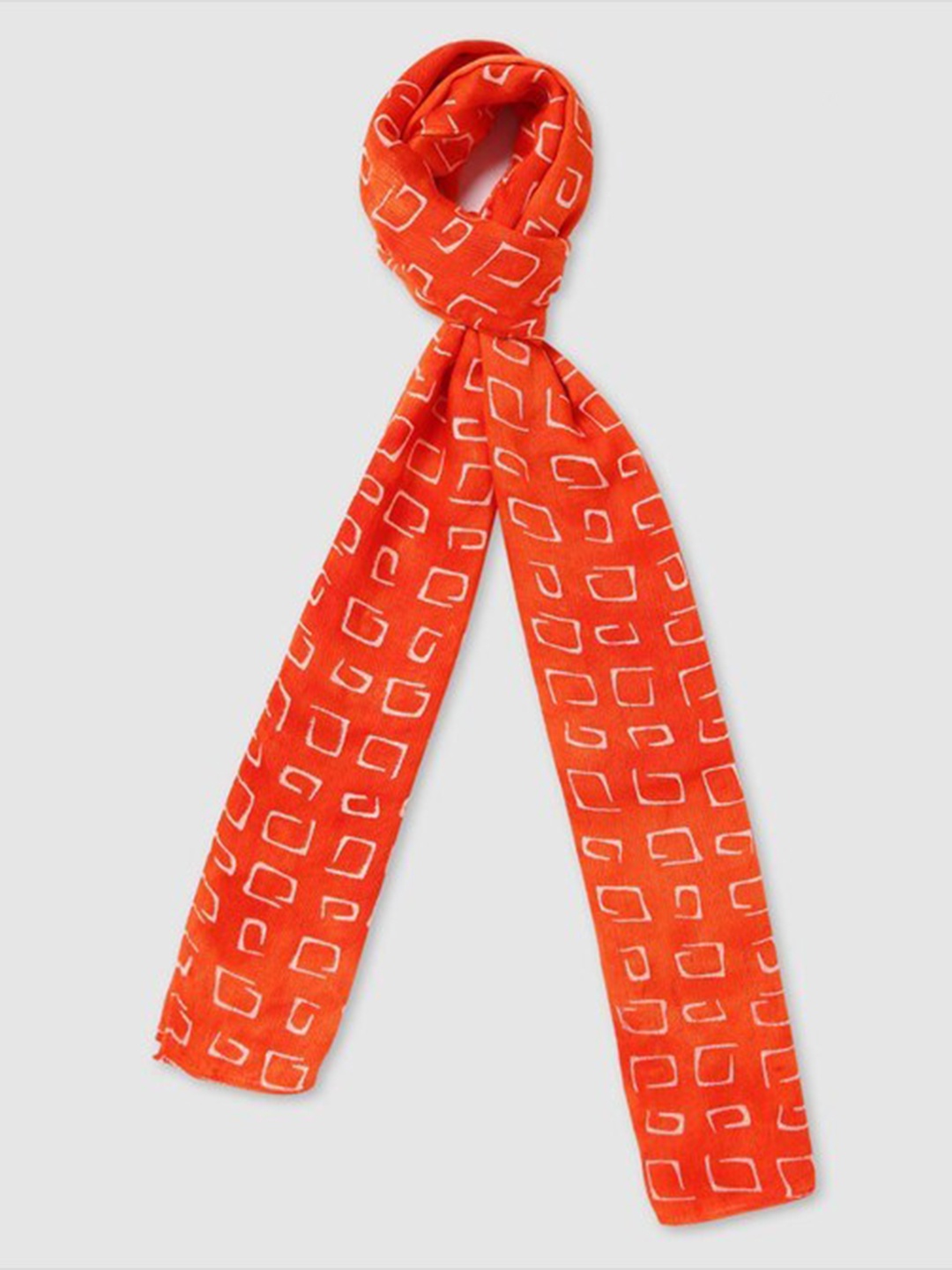 

Aila Geometric Printed Scarf, Pink