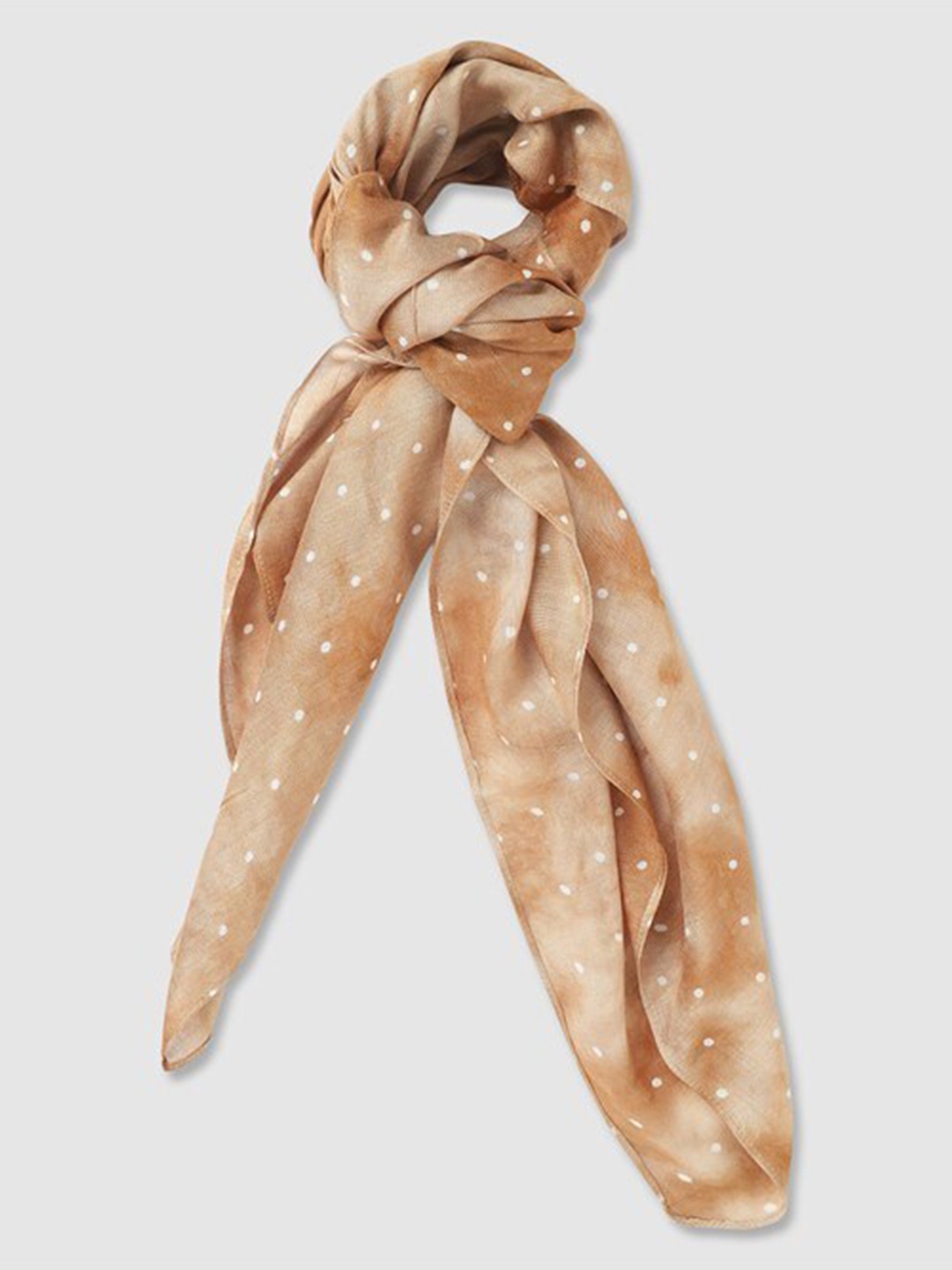 

Aila Printed Scarves, Beige
