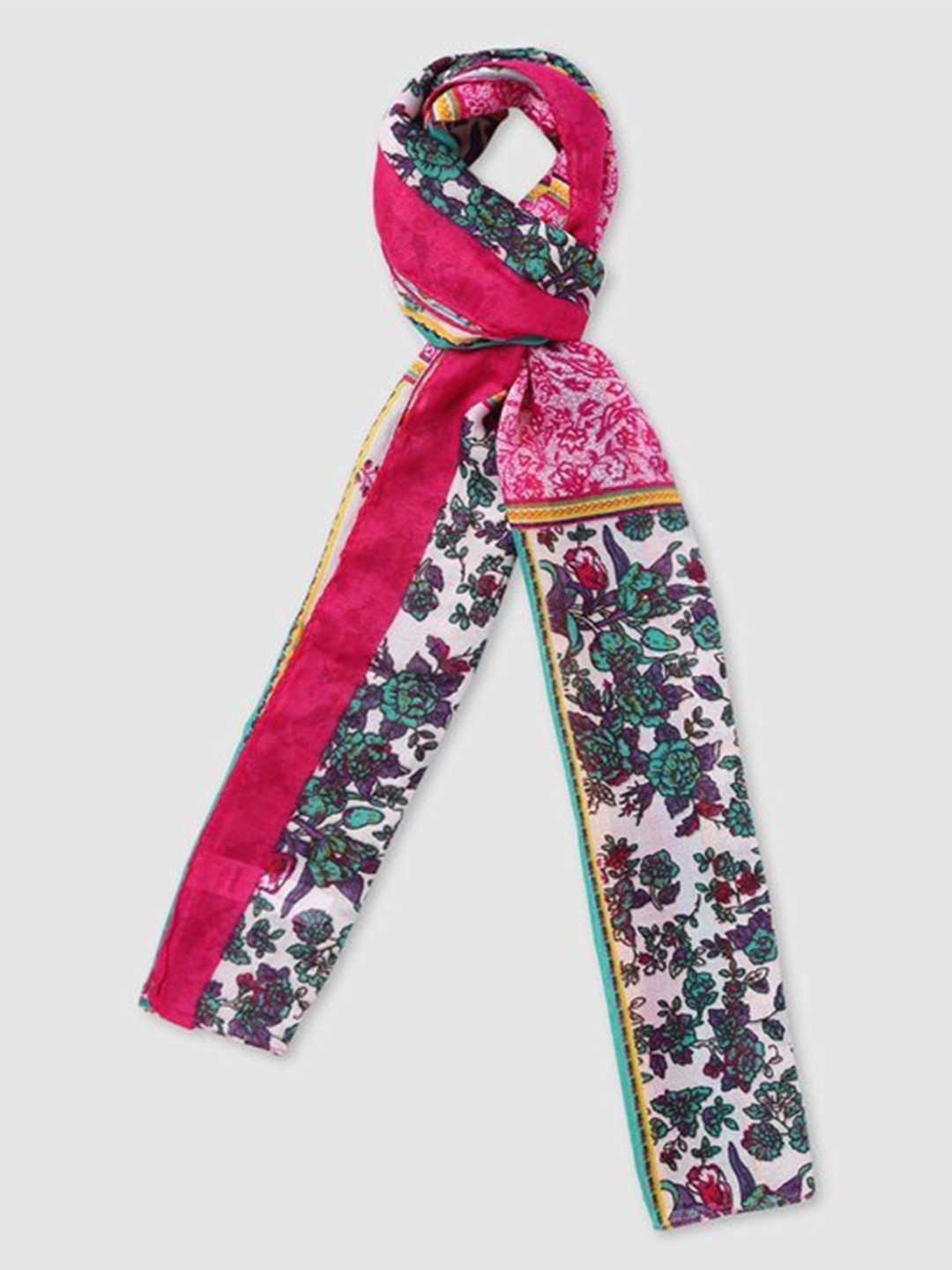 

Aila Printed Scarves, White