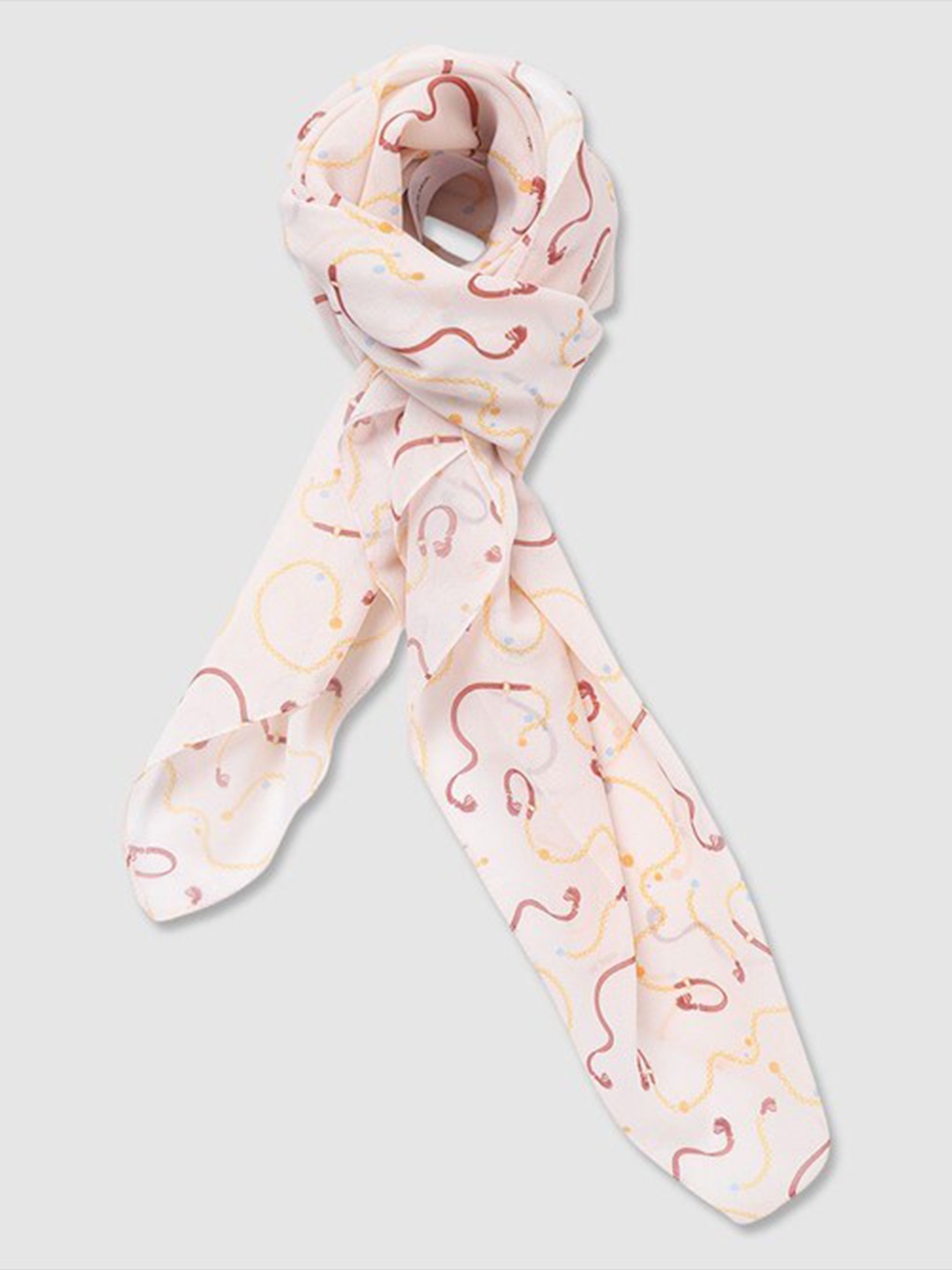 

Aila Women Printed Scarf, Pink