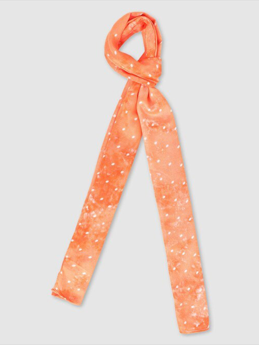 

Aila Geometric Printed Scarf, Orange