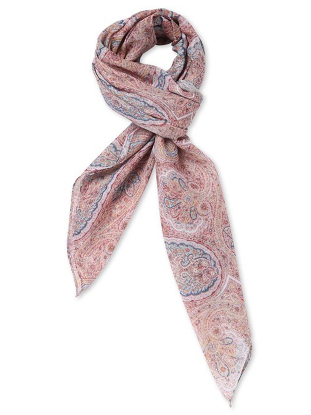 

Aila Women Paisley Printed Scarf, Pink