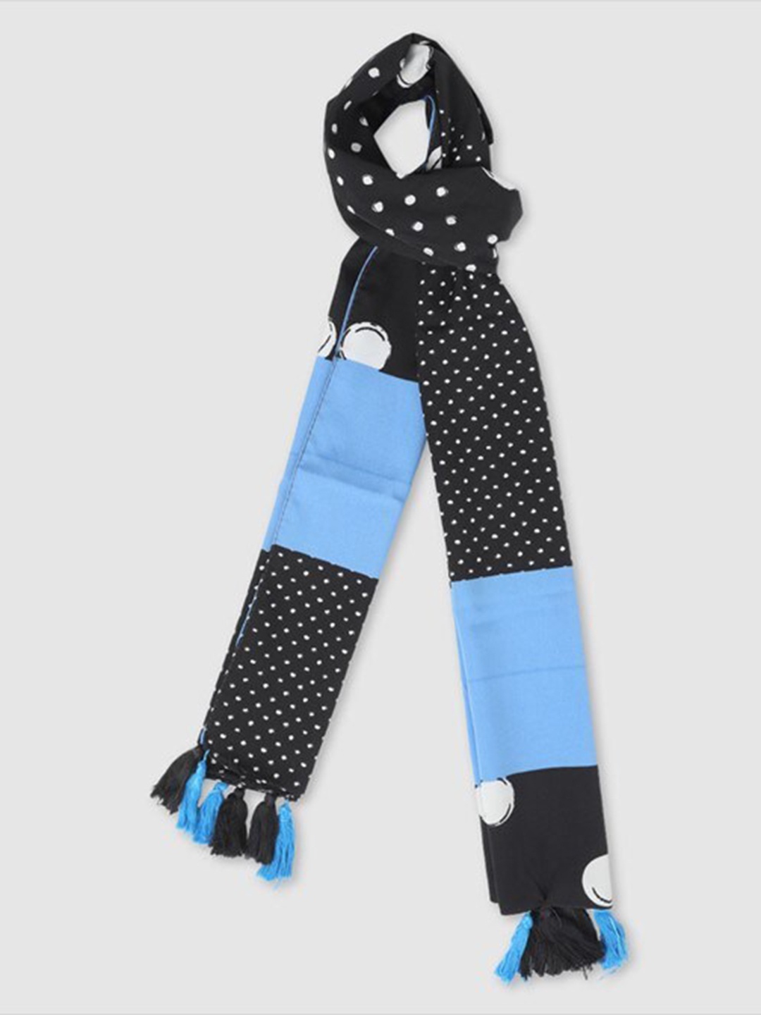 

Aila Women Geometric Printed Scarf, Blue