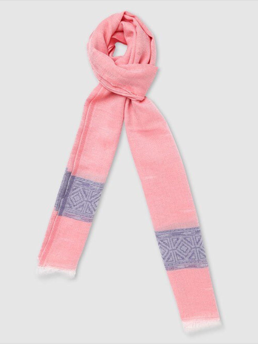 

Aila Women Printed Scarf, Pink