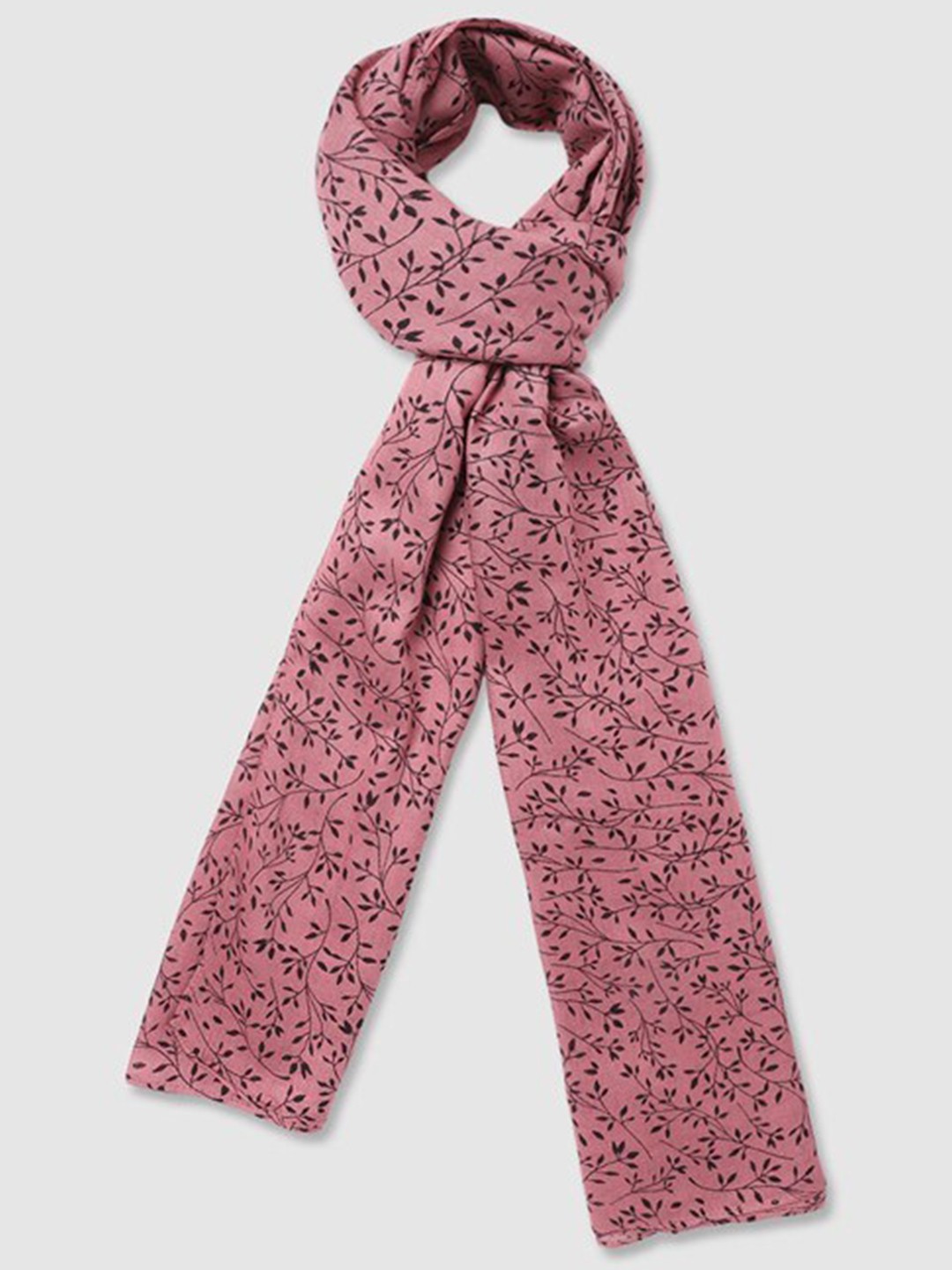 

Aila Floral Printed Scarf, Pink