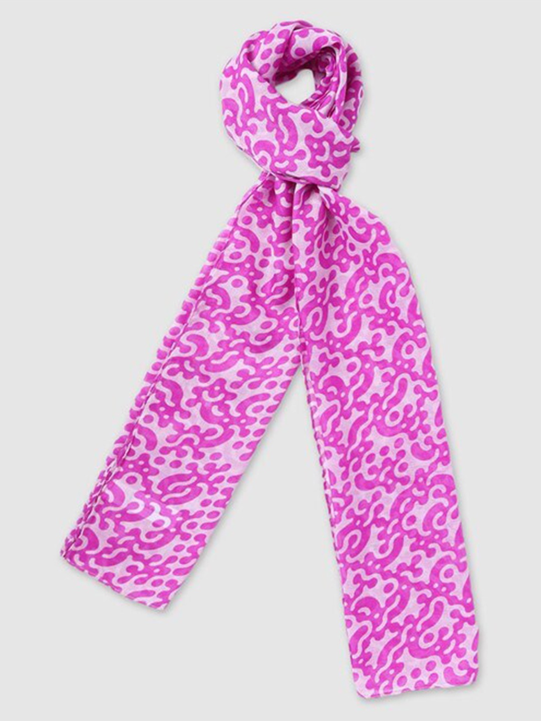 

Aila Printed Scarf, Pink