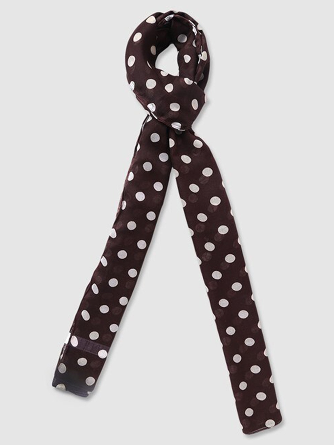 

Aila Printed Scarf, Brown