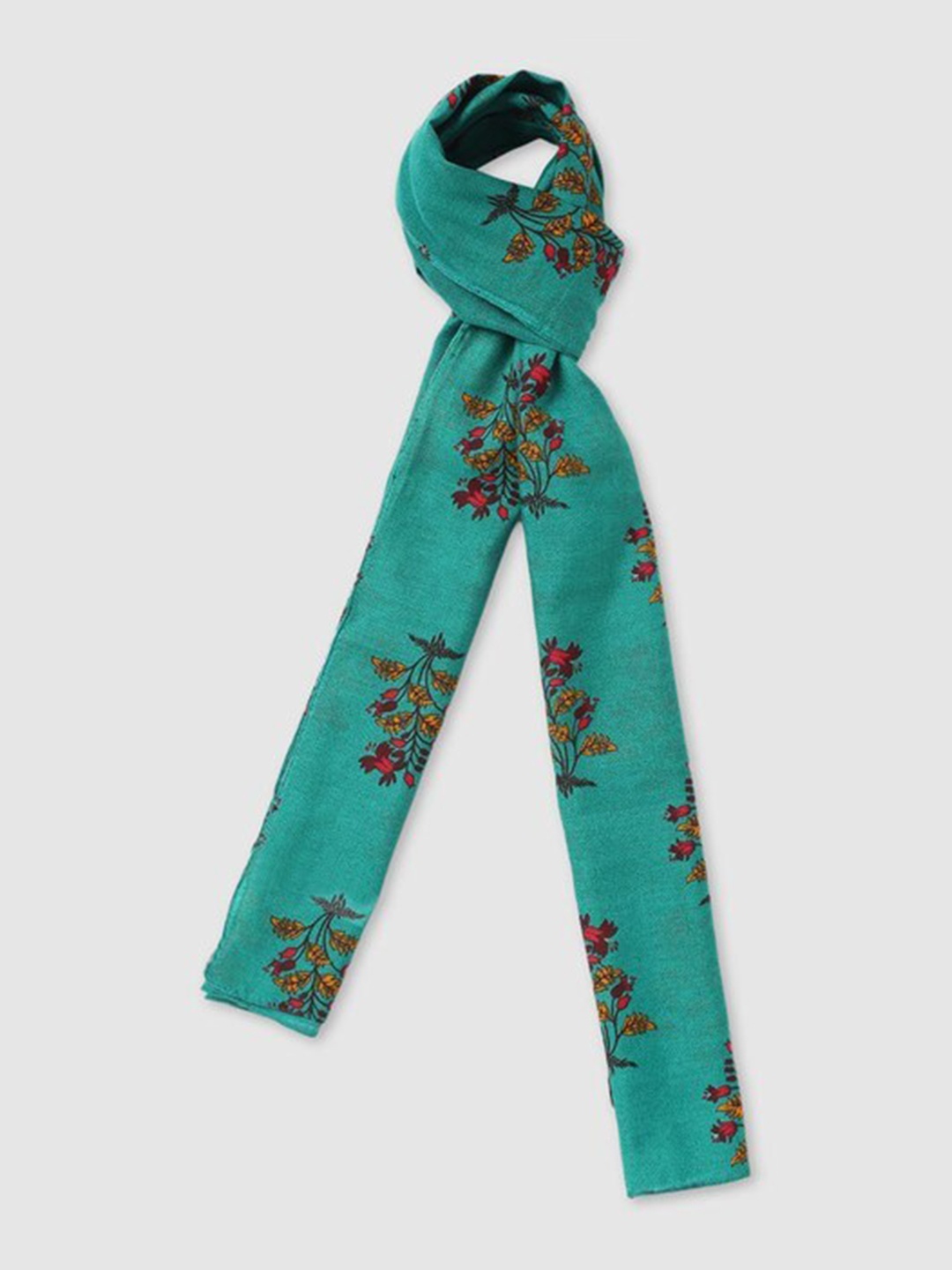 

Aila Printed Scarf, Green