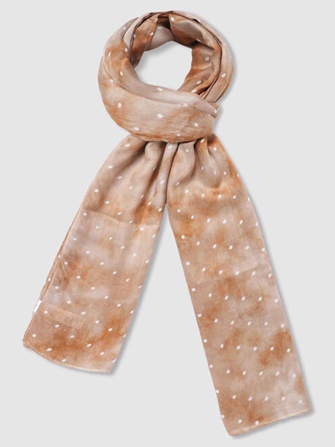 

Aila Women Printed Scarves, Beige