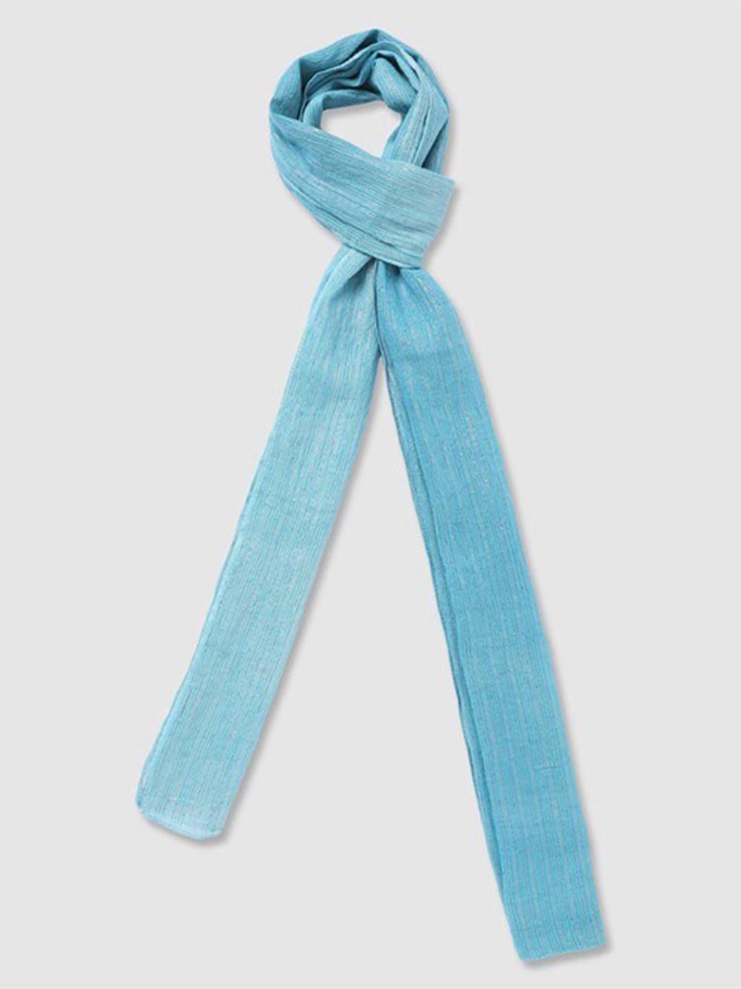 

Aila Women Self Design Scarves, Blue