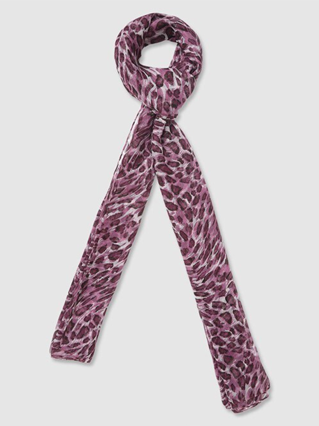 

Aila Abstract Printed Scarf, Purple