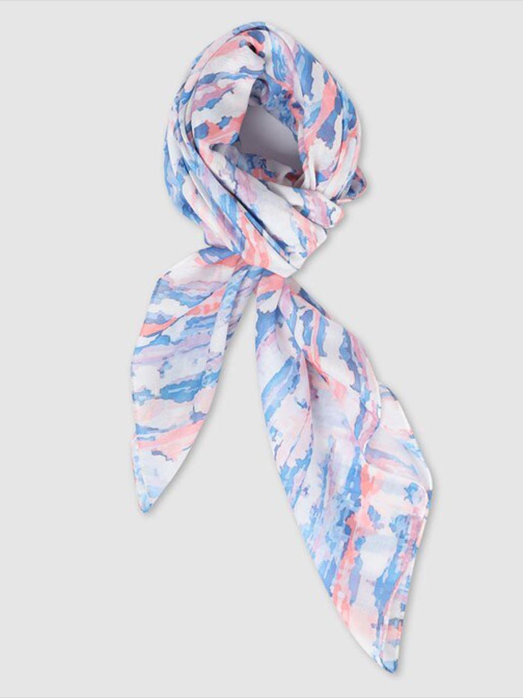 

Aila Women Printed Scarf, White