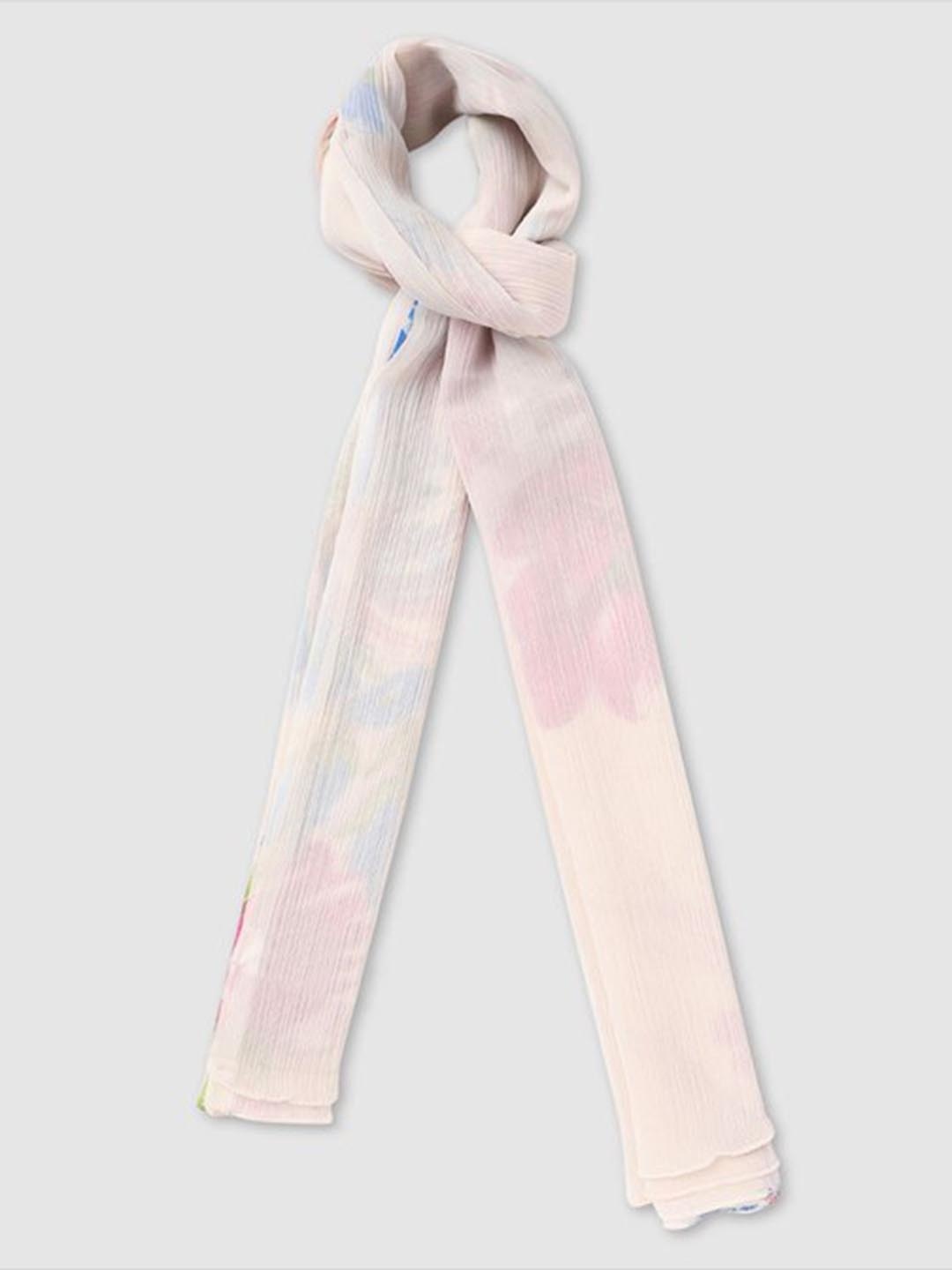 

Aila Women Printed Scarves, White