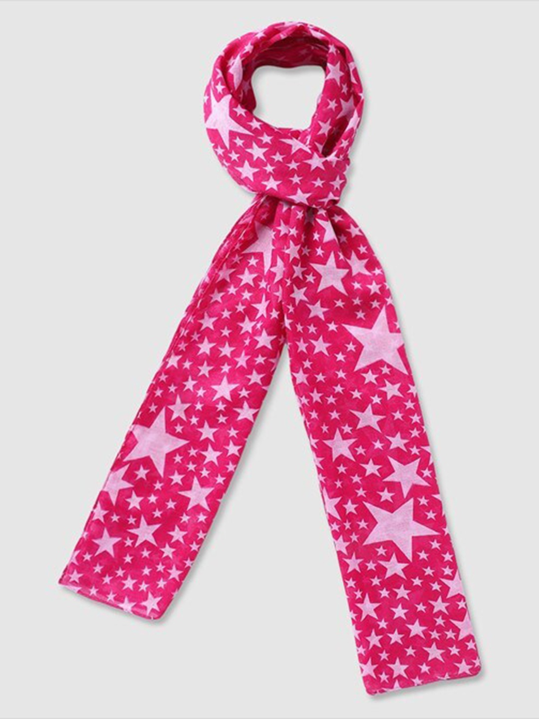 

Aila Geometric Printed Scarf, Pink