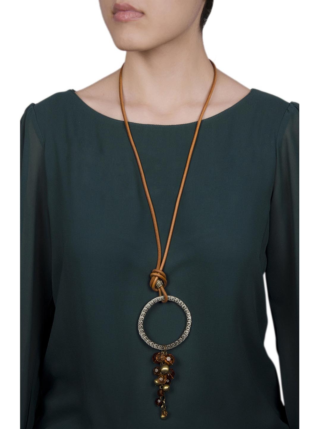 

Rhea Rhodium-Plated Necklace, Gold