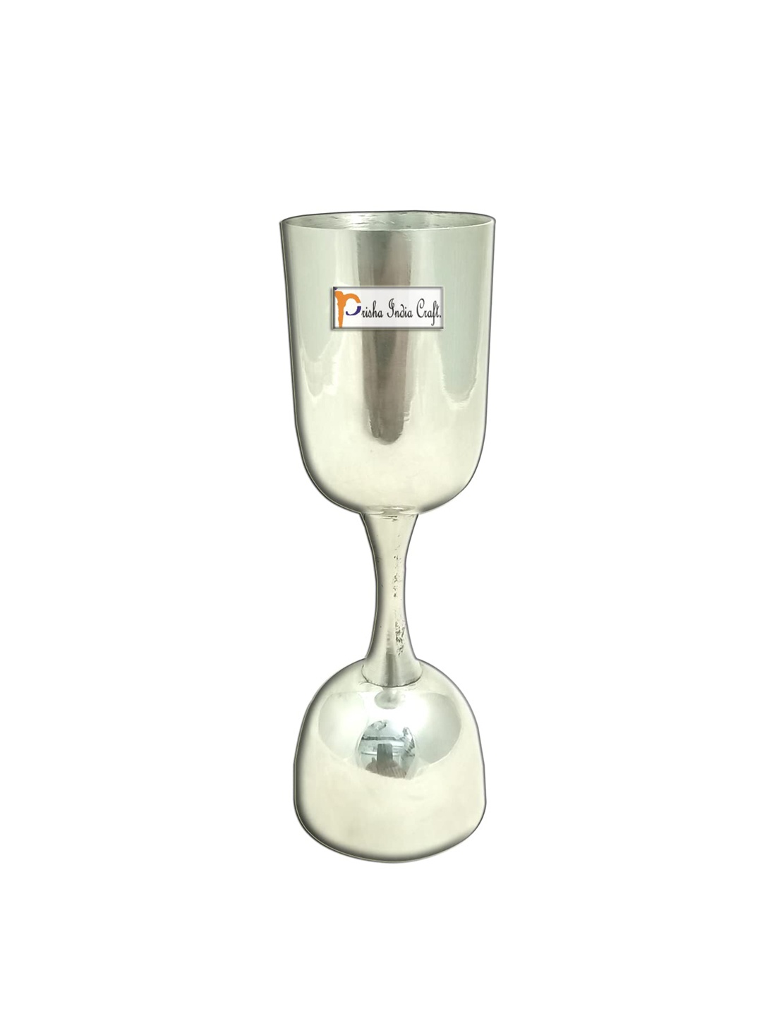 

PRISHA INDIA CRAFT Silver Toned Solid Steel Peg Measure 60 Ml