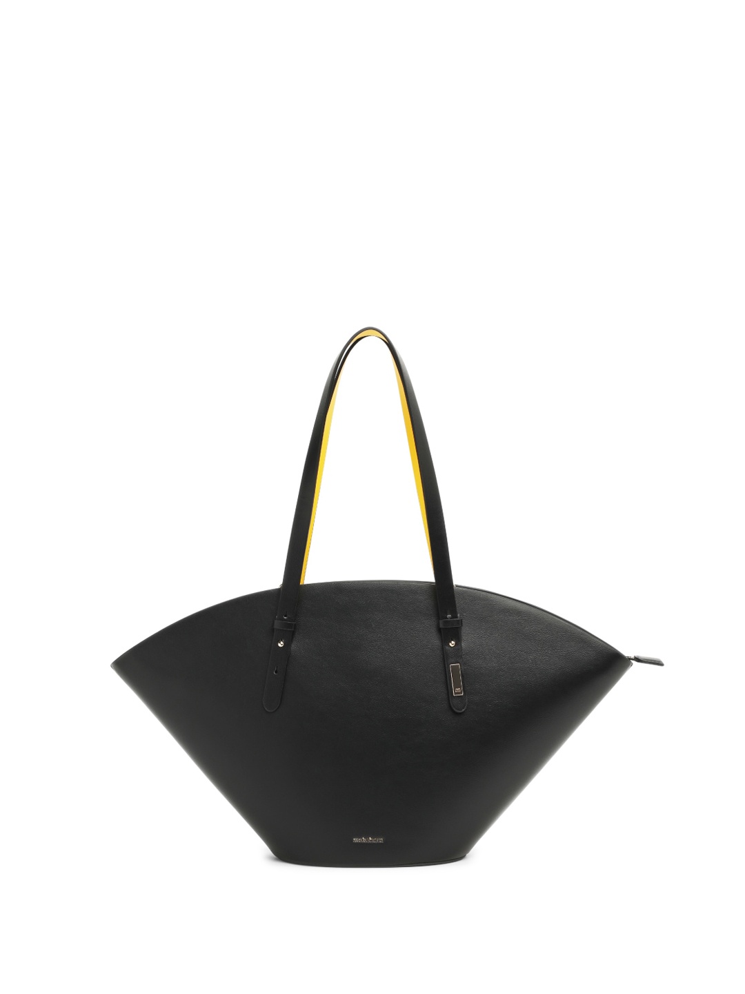 

MOKOBARA Leather Oversized Structured Tote Bag, Black