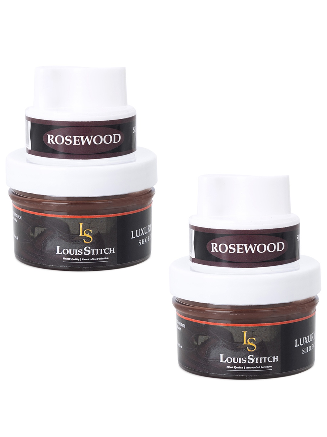 

LOUIS STITCH Pack Of 2 Maroon Leather Shoe Cream