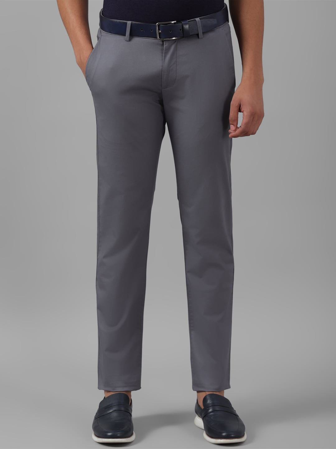 

Allen Solly Men Slim Fit Mid-Rise Trouser, Grey