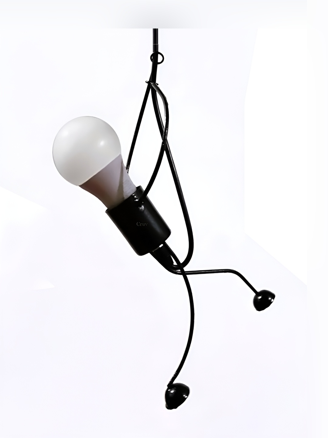 

Cruv Black & White Bell Metal Ceiling Lamp