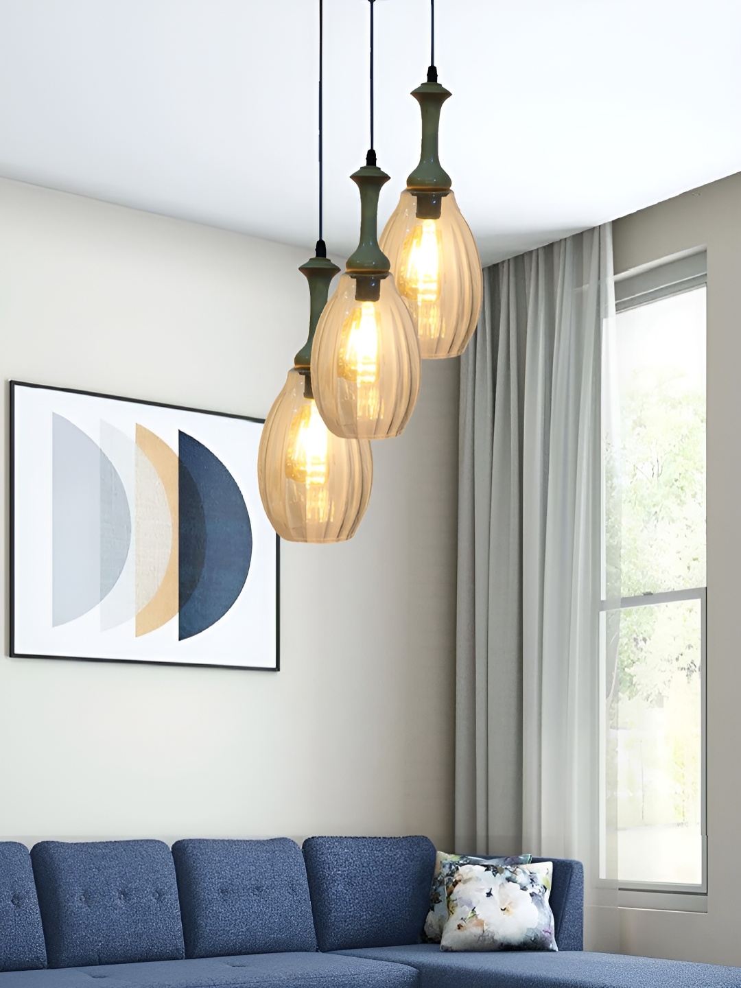 

Cruv Transparent Contemporary Spherical Ceiling Lamp