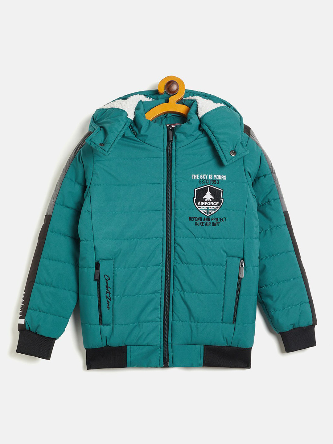 

Duke Boys Hooded Padded Jacket, Blue