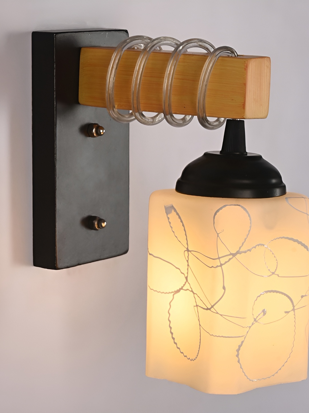 

Afast White Rectangular Glass Wall Lamp