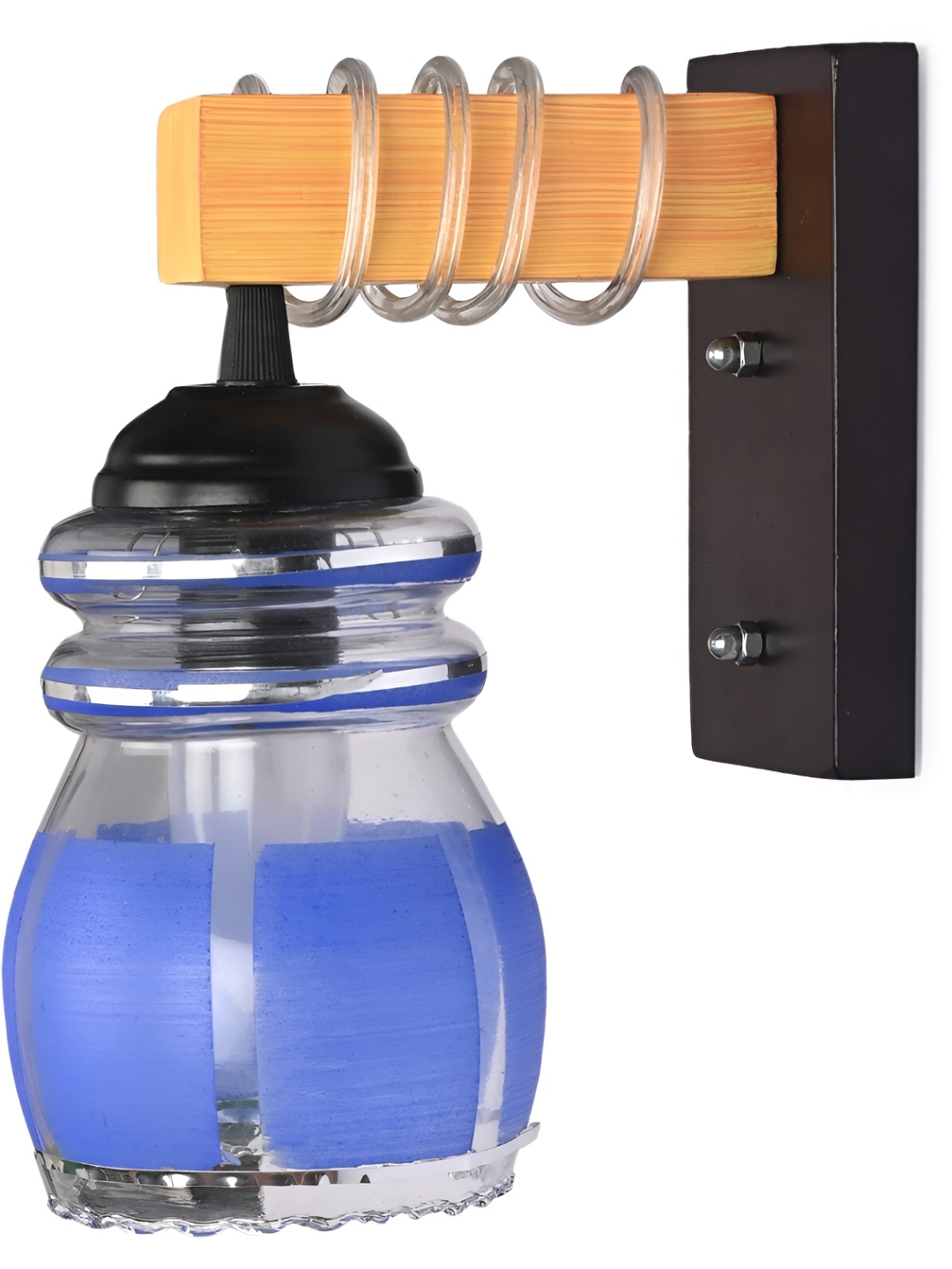 

Afast Blue Glass Bell Wall Lamp