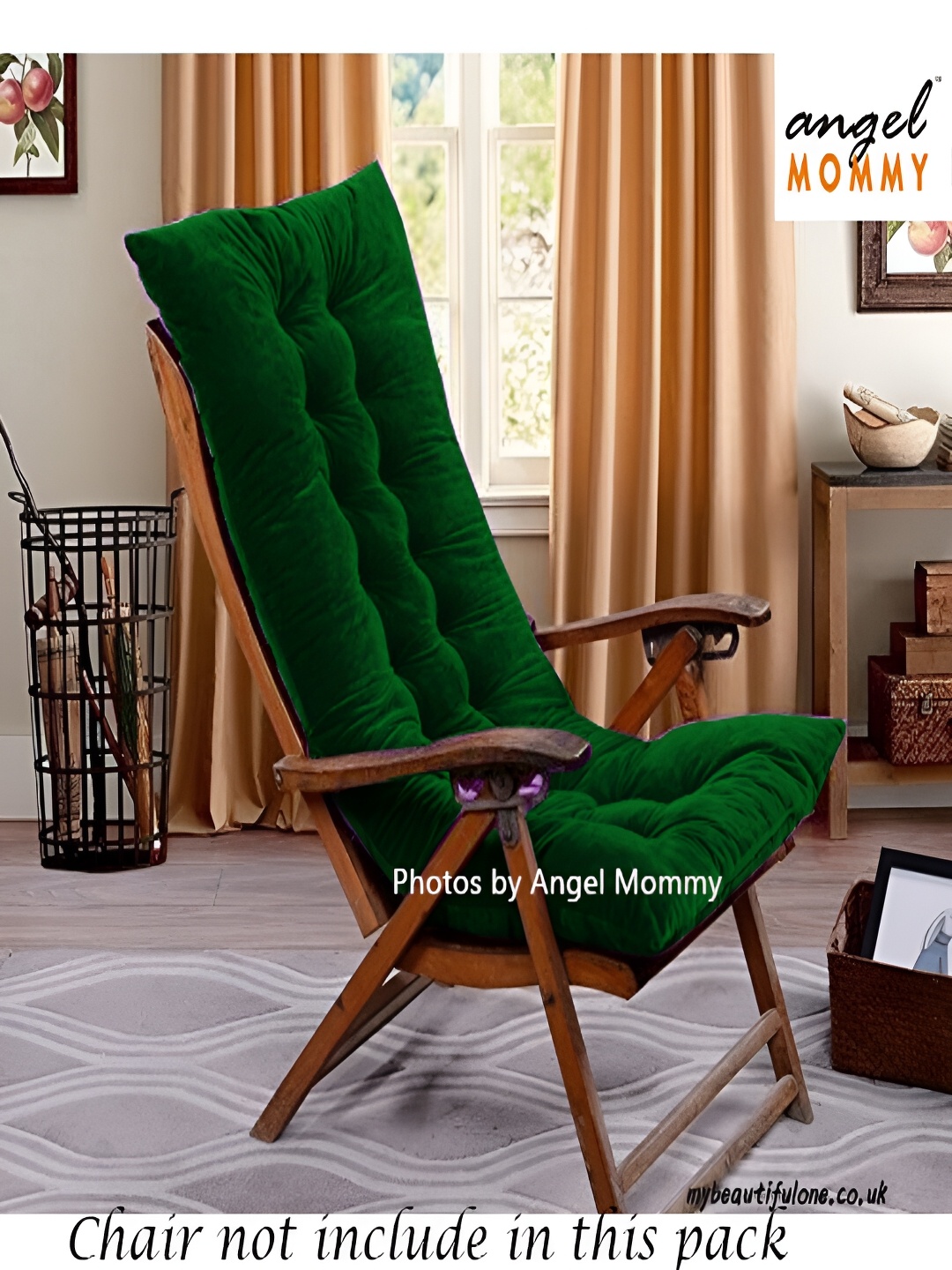 

Angel Mommy Green Quilter Velvet Chair Pad