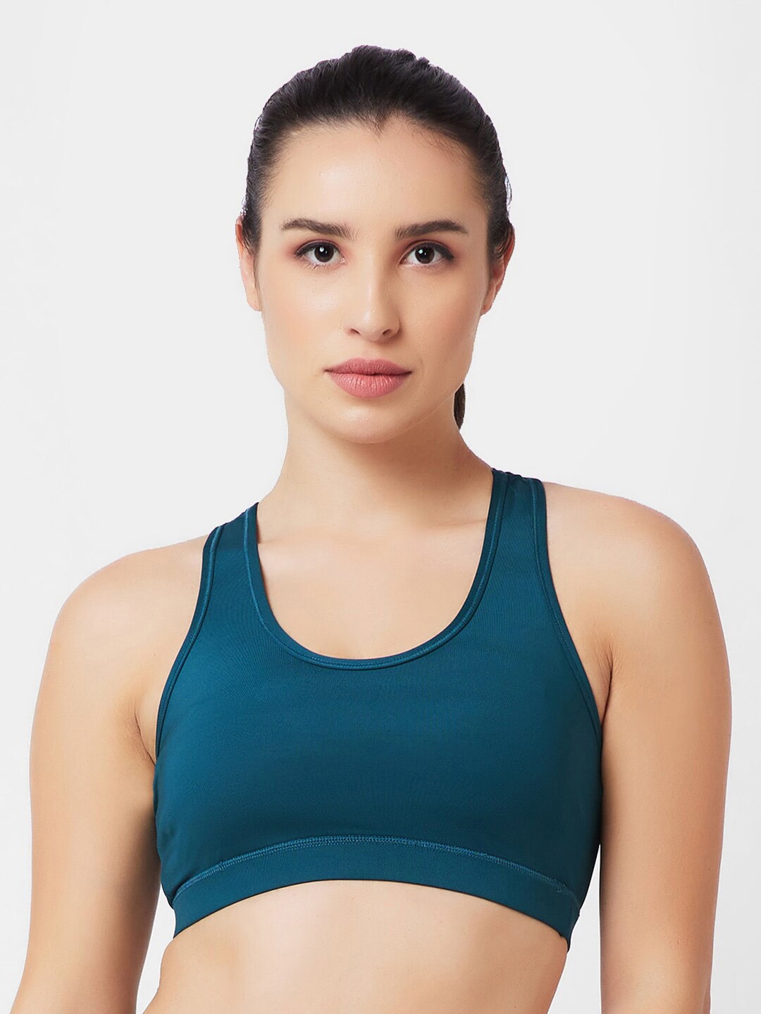 

Candyskin Full Coverage Cotton Workout Bra with All Day Comfort, Green