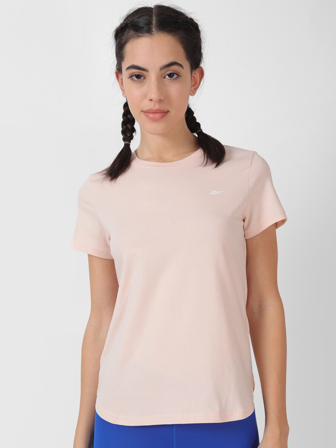 

Reebok Round Neck Tshirts, Pink