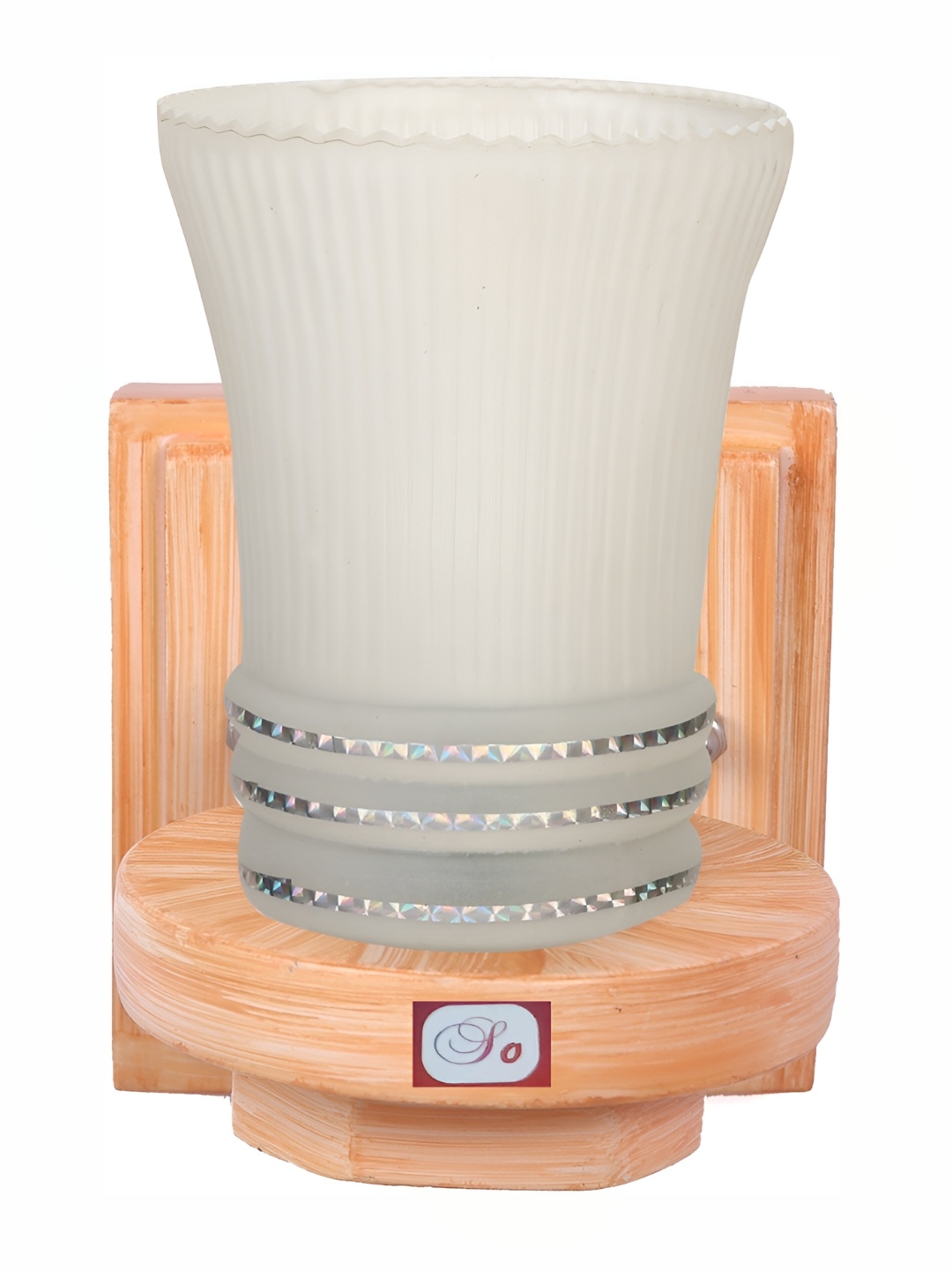 

Afast White Abstract Glass Wall Lamp