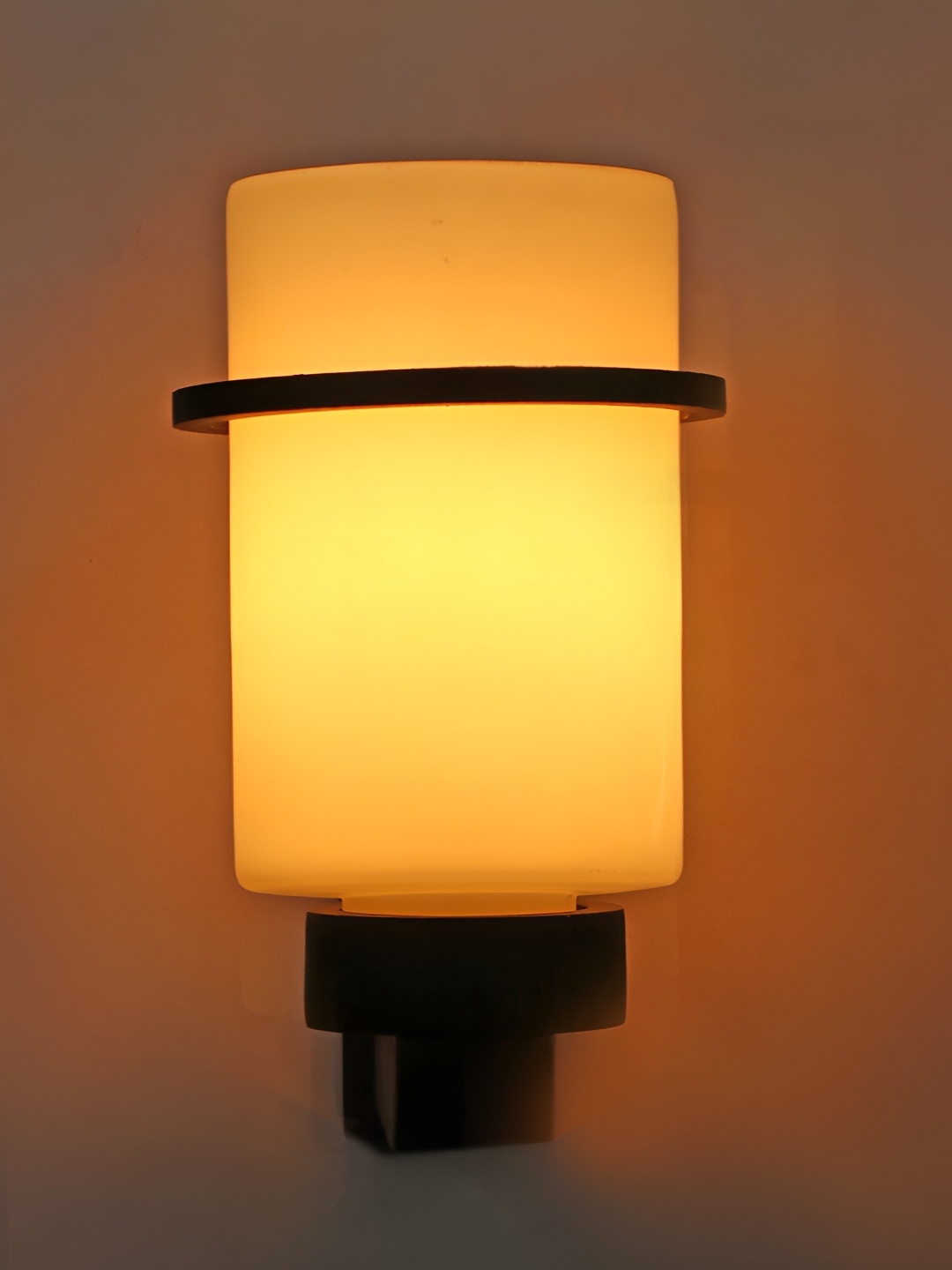 

Afast White Cylindrical Glass Wall Lamp