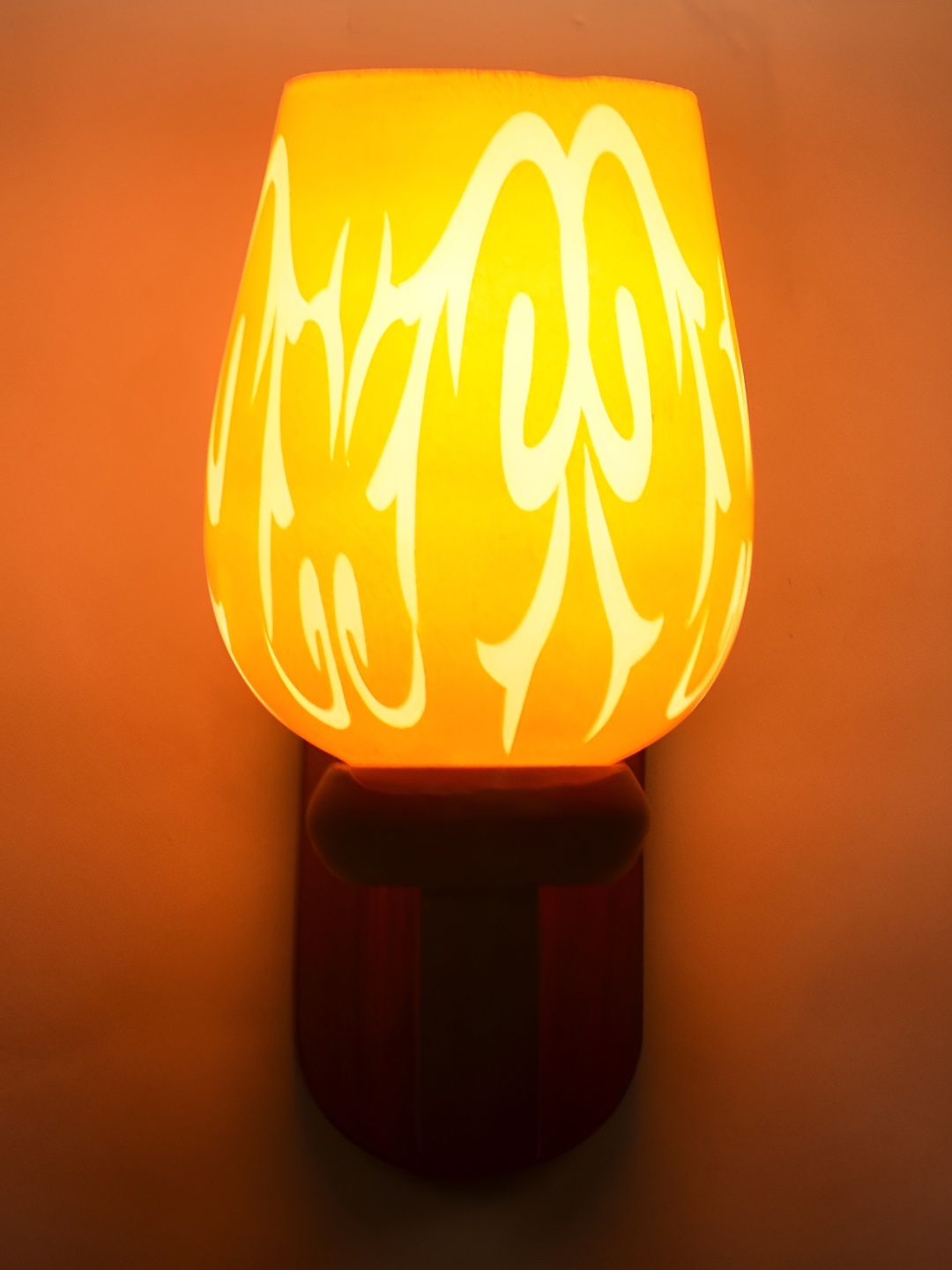 

Afast Orange Glass Wall Lamp