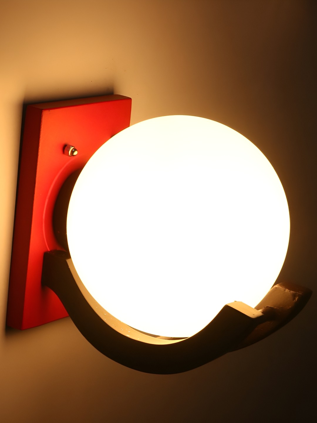 

Afast White Glass Wall Lamp