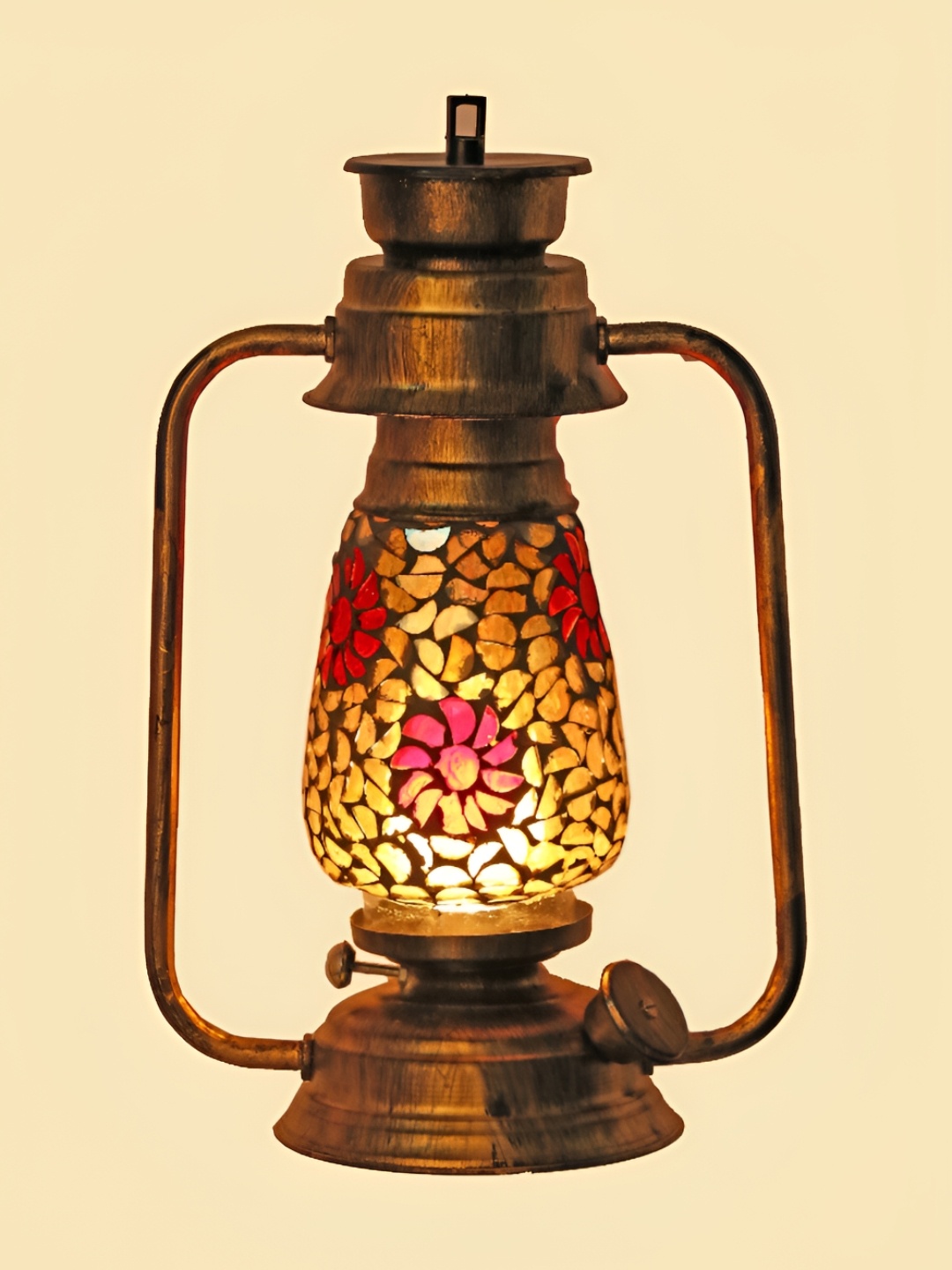 

Afast Grey & Red Glass Wall Lamp