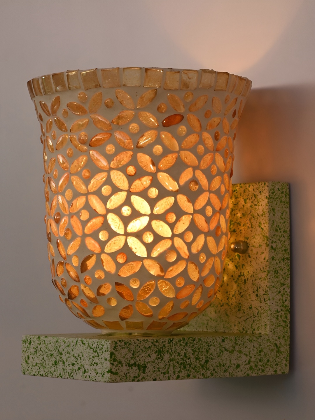 

Afast White Textured Glass Cylindrical Wall Lamp
