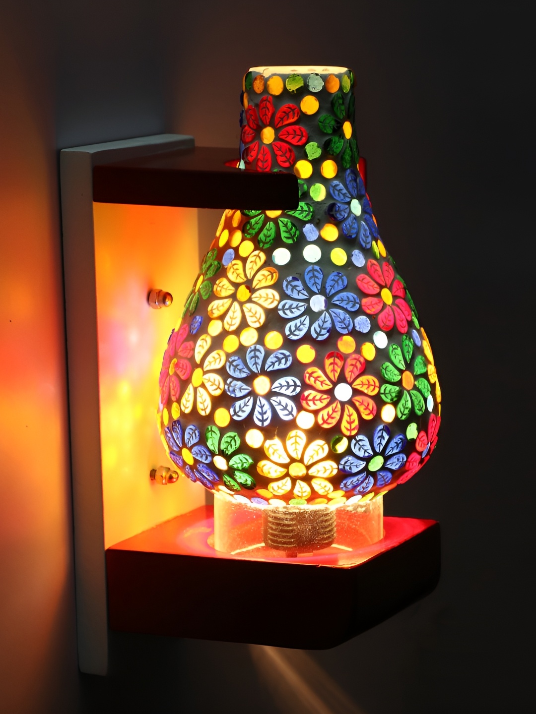 

Afast Blue Glass Wall Lamp