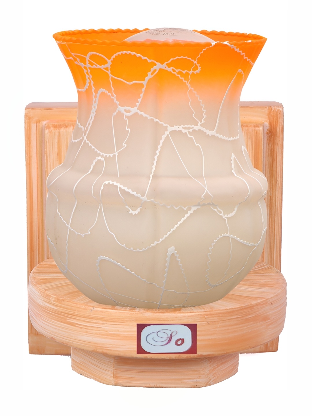 

Afast Orange Glass Wall Lamp