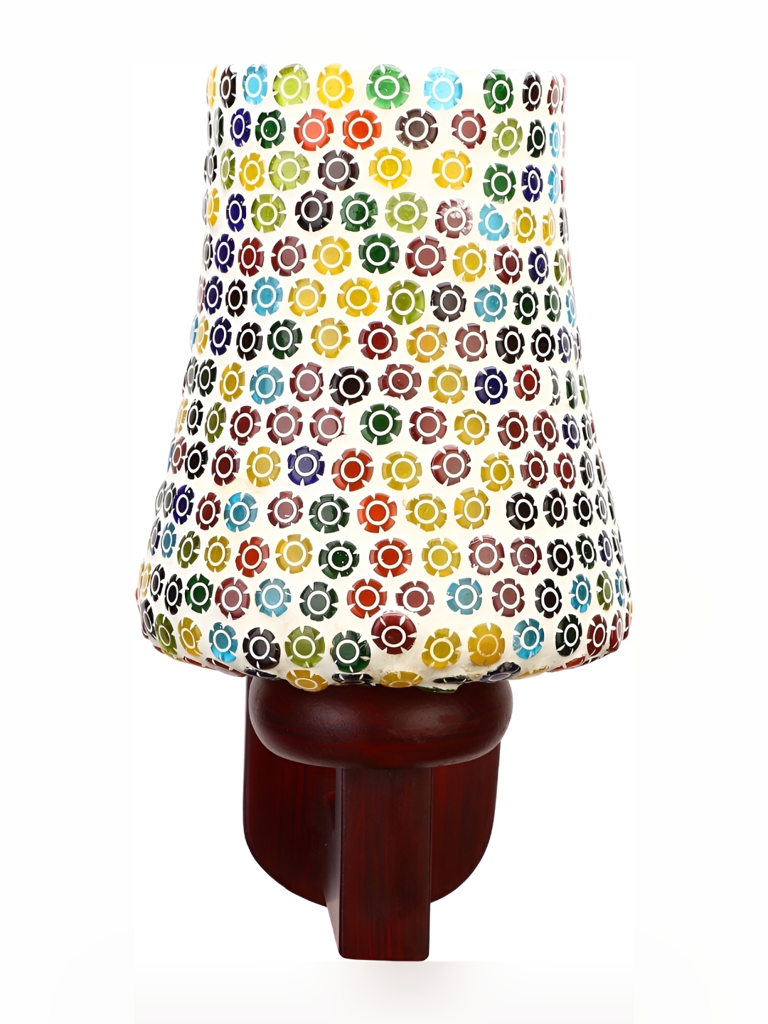

Afast Red & Yellow Textured Glass Frustum Wall Lamp