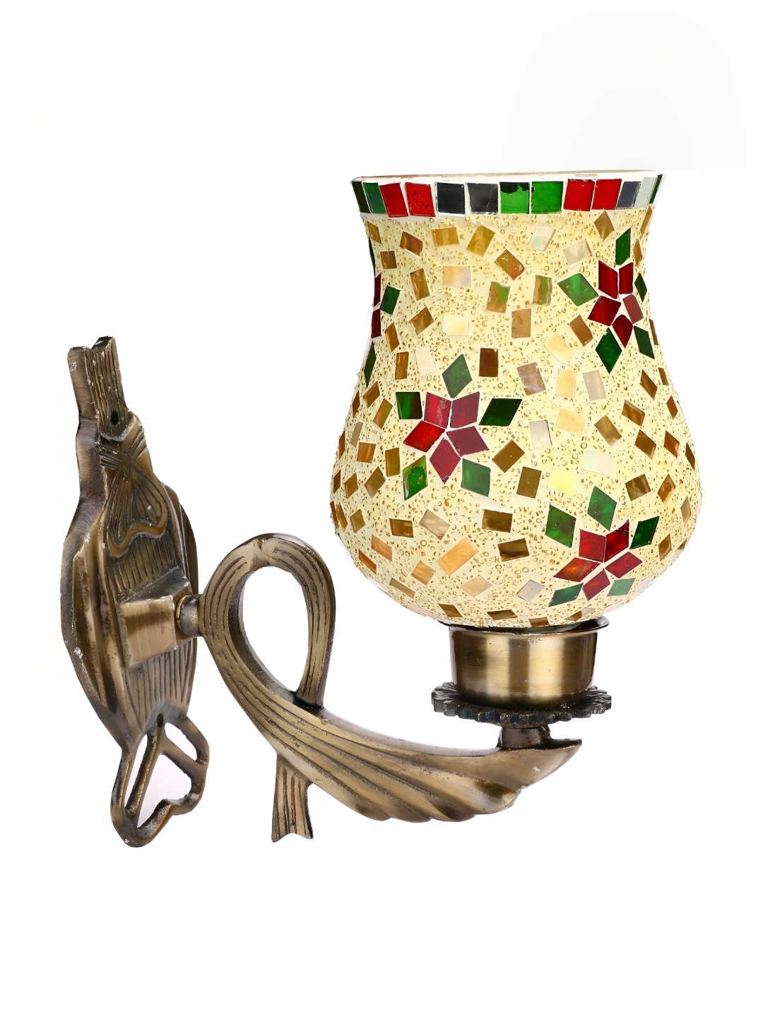 

Afast Bronze Textured Contemporary Glass Wall Lamp