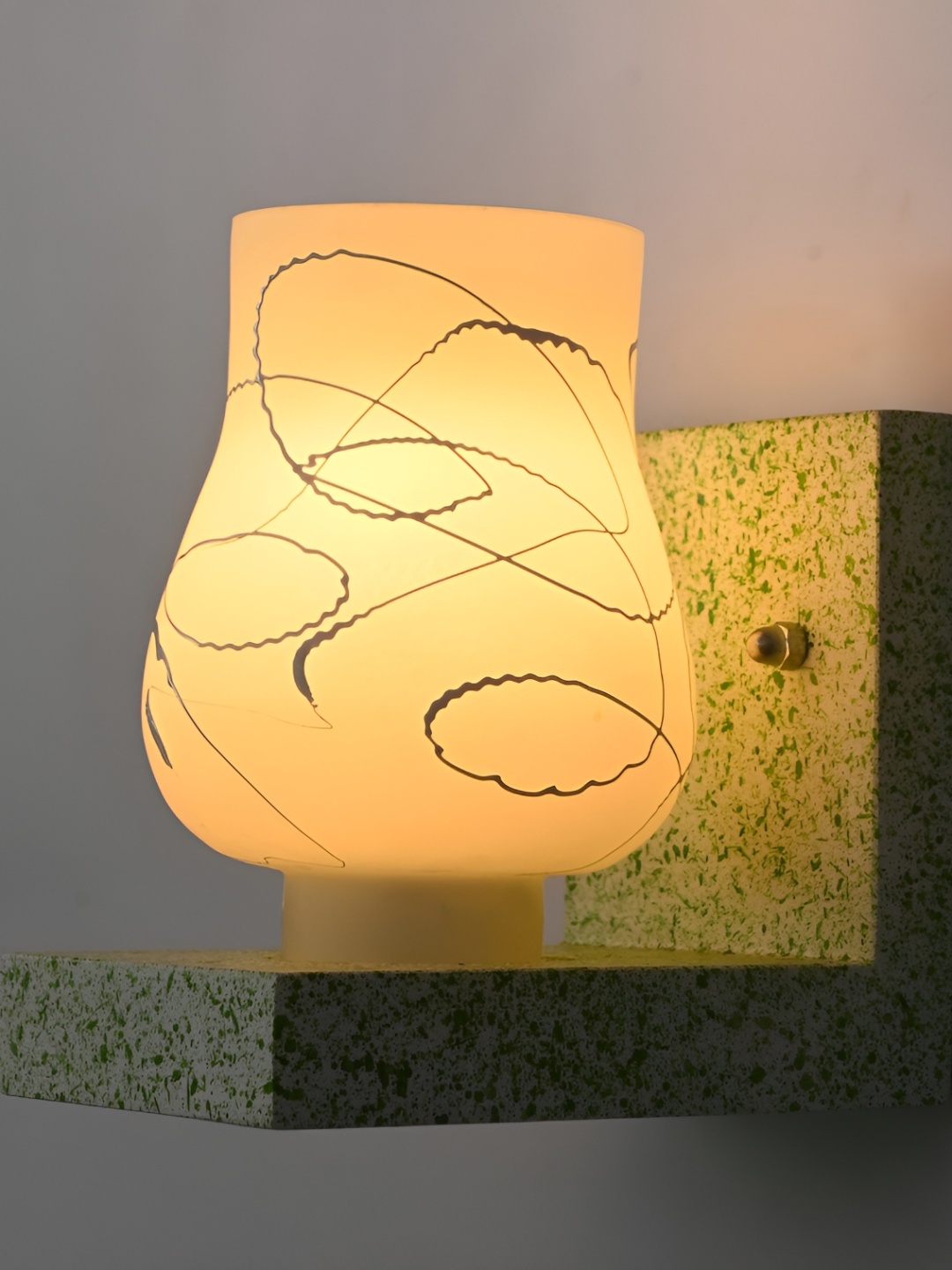 

Afast White Glass Wall Lamp