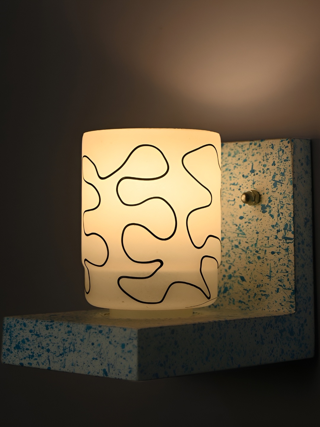 

Afast White Glass Wall Lamp