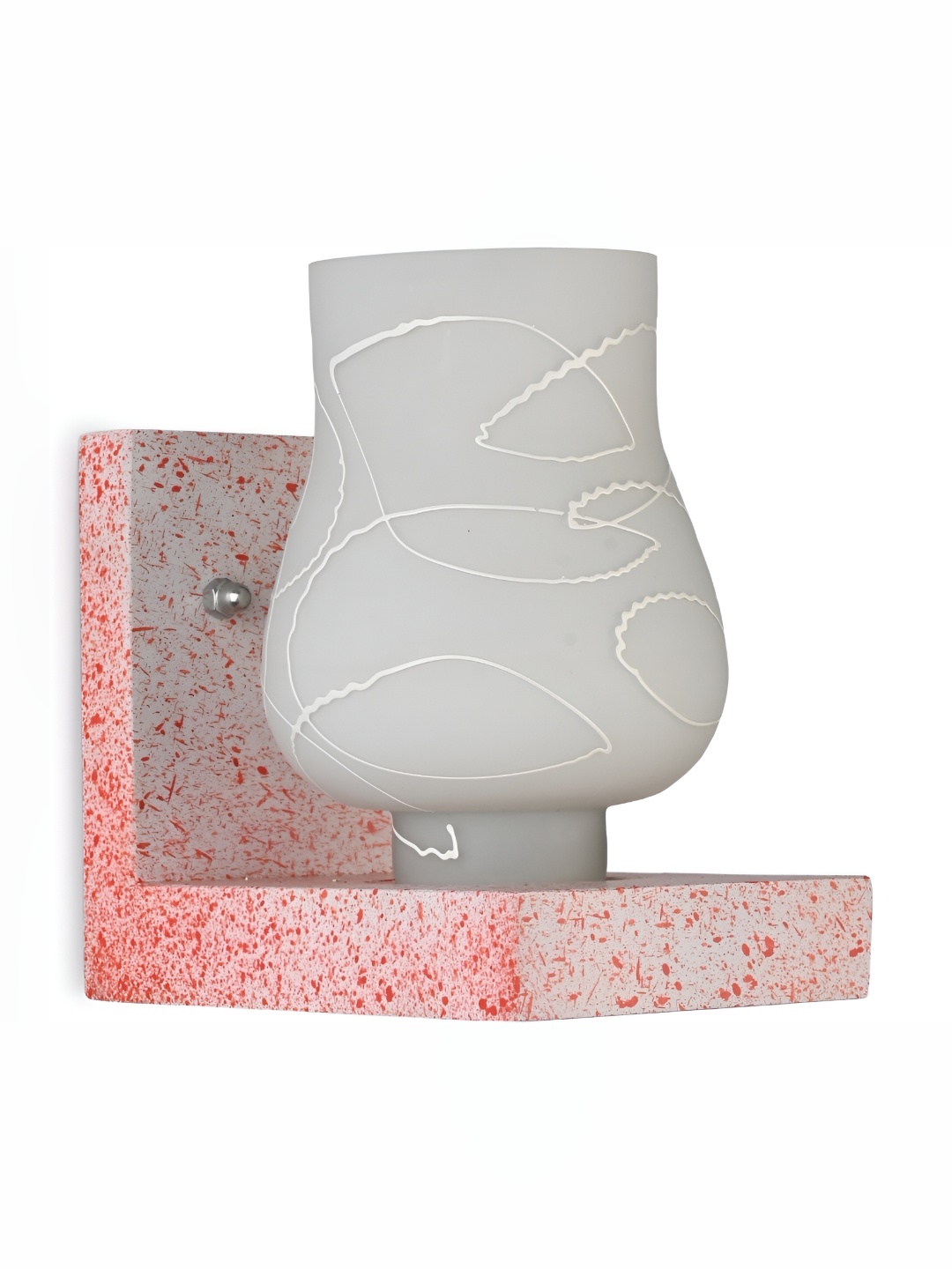 

Afast White Textured Glass Cylindrical Wall Lamp