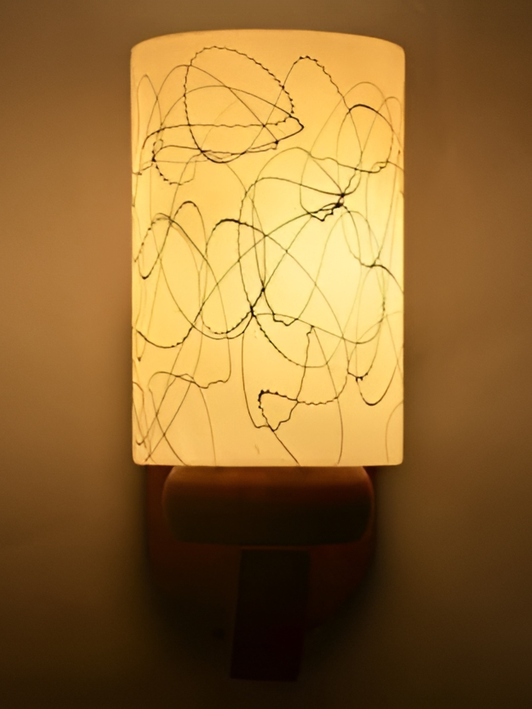 

Afast White Glass Wall Lamp